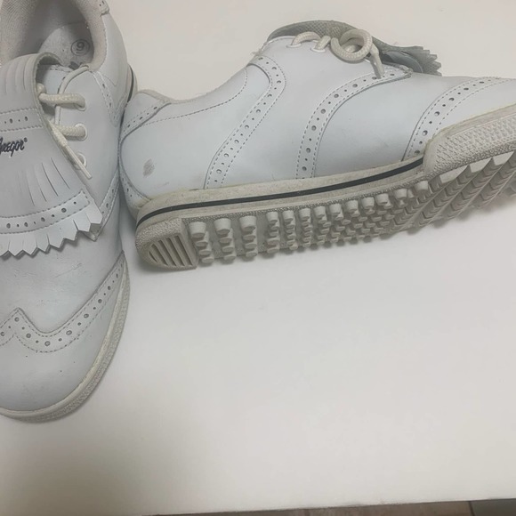 White Golf Shoes Size 9 - Picture 3 of 6